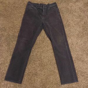 Mens Vineyard Vines 5 pocket grey corduroy pants